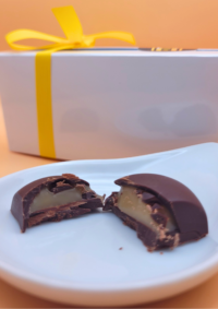 Praline Chocolat noir/Caramiel 250g